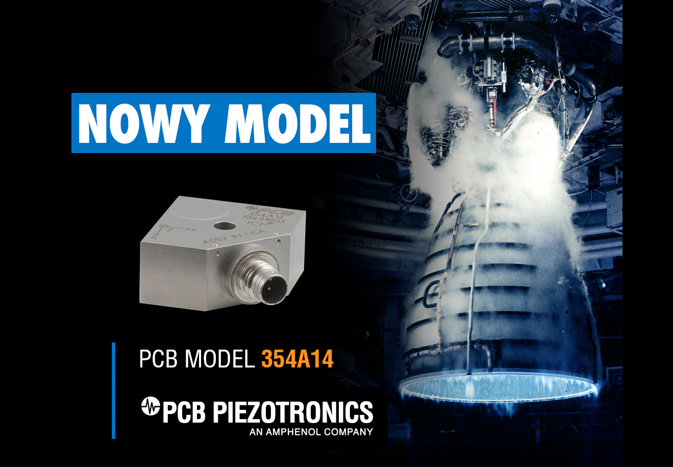 354A14 nowy model - Nowość: Model 354A14 – pierwszy trójosiowy akcelerometr niskotemperaturowy